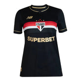 Camisa São Paulo III 25/26 - Torcedor New Balance Feminina - Preta