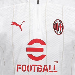 Camisa AC Milan Pré-jogo 25/26 manga longa - Torcedor Puma Masculina - Branca