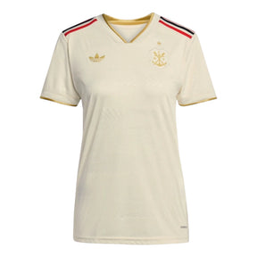 Camisa Flamengo III 25/26 - Torcedor Adidas Feminina - Amarela