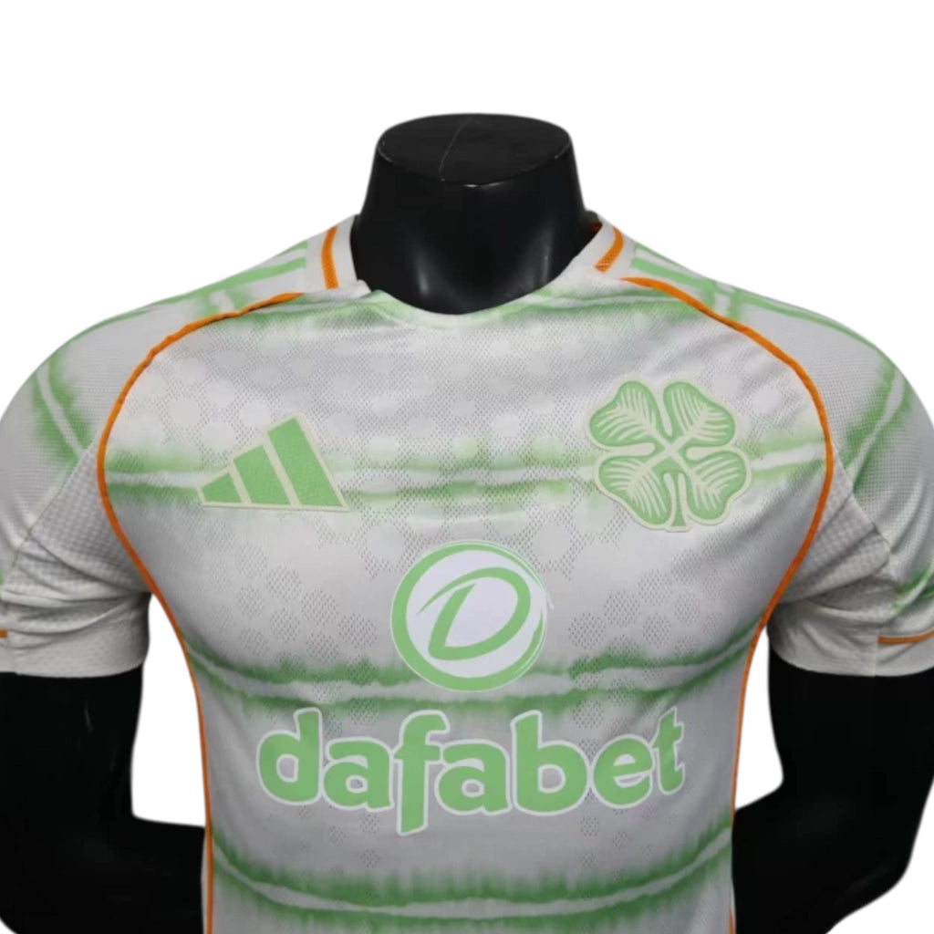 Camisa Celtic III 25/26 - Jogador Adidas Masculina - Branca e verde