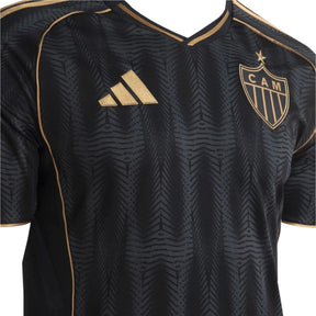 Camisa Atlético Mineiro III 25/26 - Torcedor Adidas Masculina - Preta com detalhes em marrom
