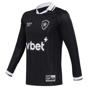 Camisa Botafogo II 25/26 manga longa - Torcedor Reebok Masculina - Preta