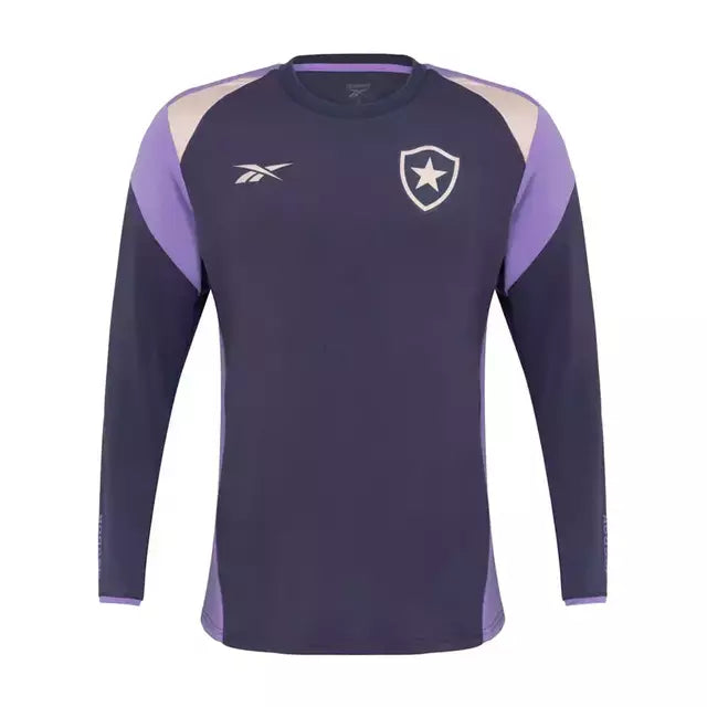 Camisa Botafogo Treino 25/26 manga longa - Torcedor Reebok Masculina - Roxa