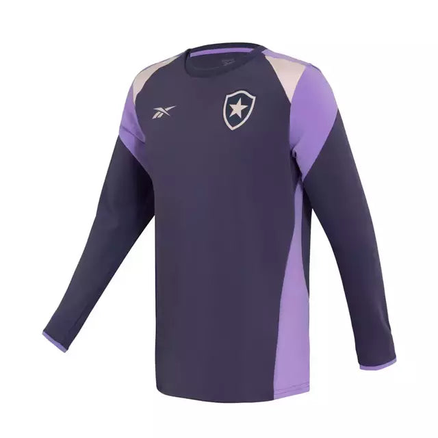 Camisa Botafogo Treino 25/26 manga longa - Torcedor Reebok Masculina - Roxa