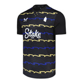 Camisa Everton III 25/26 - Torcedor Castore Masculina - Preta com detalhes em azul e amarelo