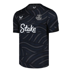 Camisa Everton Pré-jogo III 25/26 - Torcedor Castore Masculina - Preta e cinza