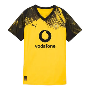 Camisa Borussia Dortmund I 25/26 - Torcedor Puma Feminina - Amarela e preta