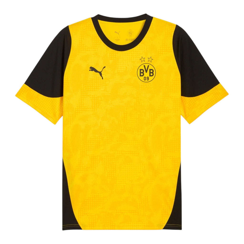 Camisa Borussia Dortmund Treino 25/26 - Torcedor Puma Masculina - Amarela e preta