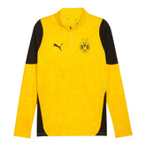 Camisa Borussia Dortmund Treino 25/26 manga longa - Torcedor Puma Masculina - Amarela e preta