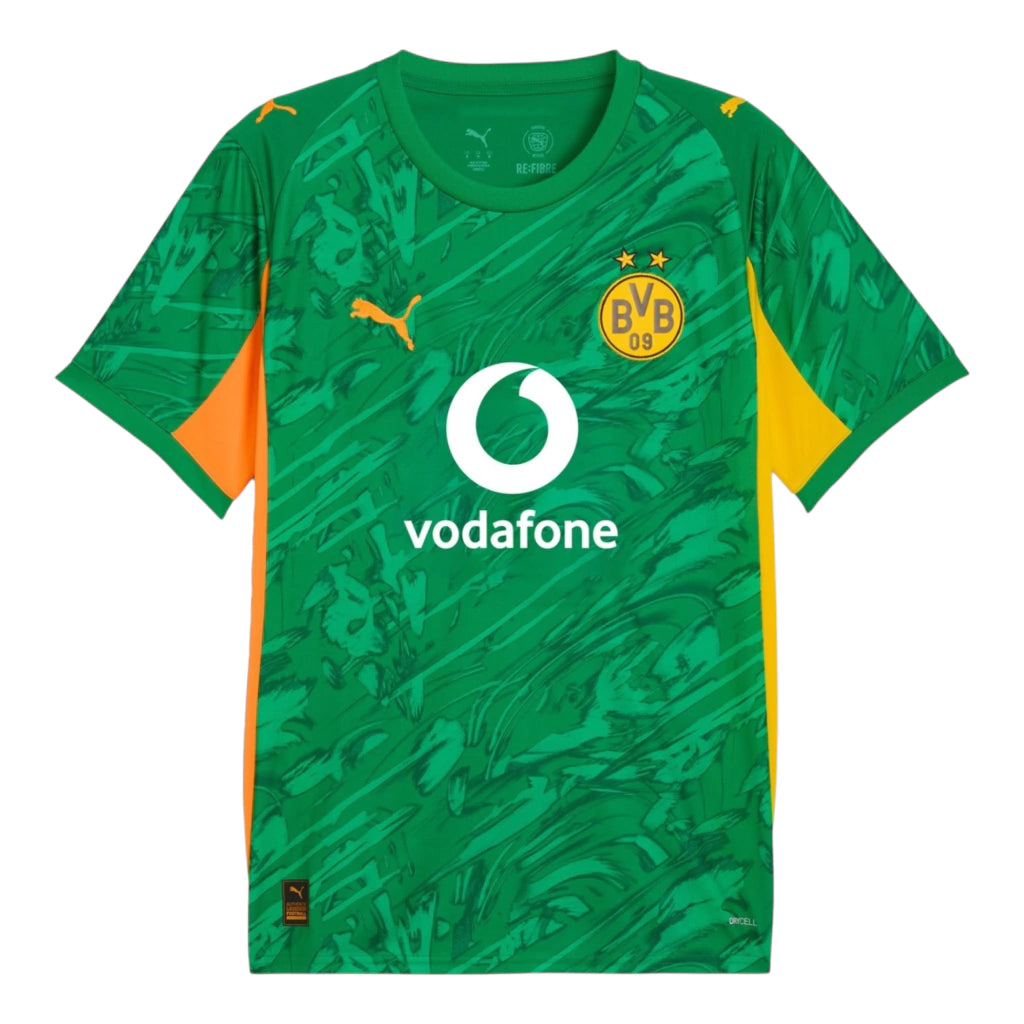 Camisa Borussia Dortmund Goleiro I 25/26 - Torcedor Puma Masculina - Verde