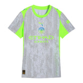 Camisa Manchester City III 25/26 - Torcedor Adidas Feminina - Cinza e verde neon