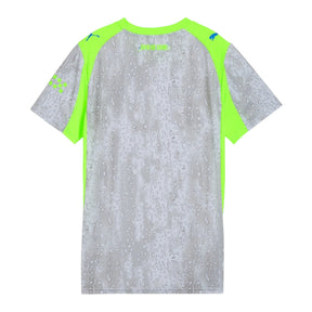 Camisa Manchester City III 25/26 - Torcedor Adidas Feminina - Cinza e verde neon