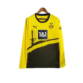 Camisa Borussia Dortmund 23/24 manga longa - Torcedor Puma Masculina - Amarela