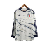Camisa Seleção da Itália I 23/24 manga longa - Torcedor Puma Masculina - Branca