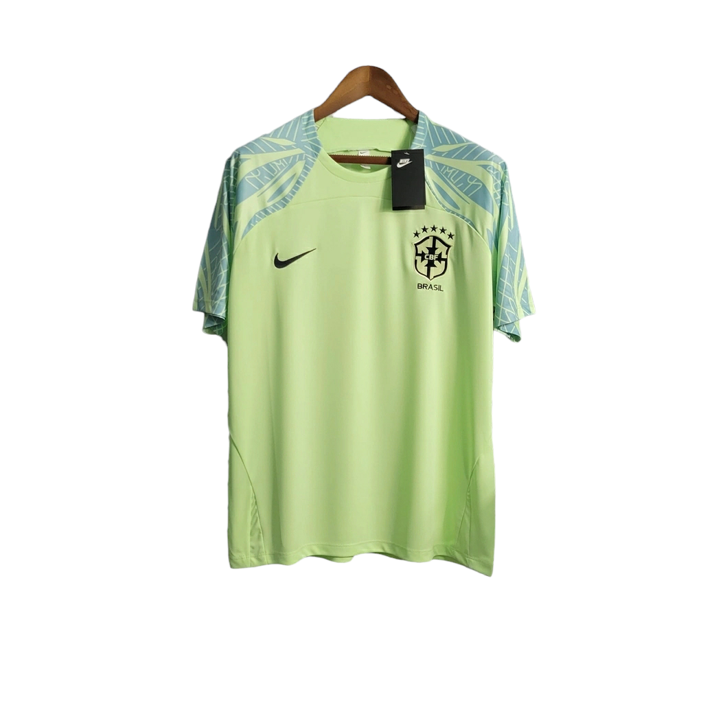 Camisa Seleção Brasileira Treino 22/23 Torcedor Nike Masculina - Verde - (Pronta entrega)