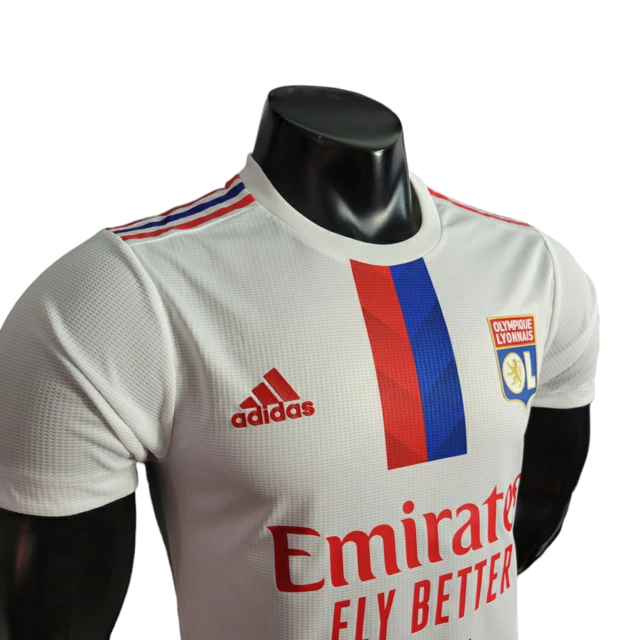Camisa Lyon Home 22/23 Jogador Adidas Masculina - Branco - (Pronta entrega)