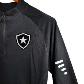 Camisa Botafogo Manga Longa 23/24 - Torcedor Reebok Masculina - Preta com detalhes em branco