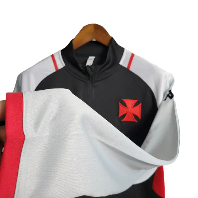 Camisa Vasco da Gama Goleiro manga longa 23/24 - Torcedor Kappa Masculina - Preta e cinza