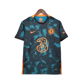 Camisa Chelsea III 21/22 - Torcedor Nike Masculina - Azul com detalhes em laranja - (Pronta entrega)