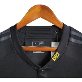 Camisa Real Madrid II 23/24 manga Longa - Torcedor Adidas Masculina - Preta com detalhes em cinza