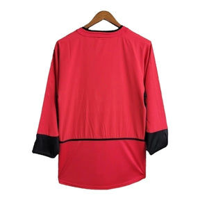 Camisa Retrô Manchester United I 2002/2004 manga longa - Nike Masculina - Vermelha