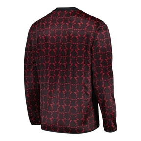 Camisa Manchester United Pré-jogo 24/25 manga longa - Torcedor Adidas Masculina - Vermelha