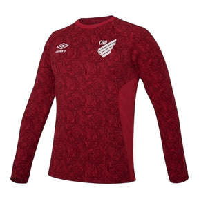 Camisa Athletico Paranaense Treino 24/25 manga longa - Torcedor Umbro Masculina - Vermelha