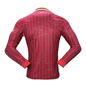 Camisa Liverpool I 24/25 manga longa - Jogador Nike Masculina - Vermelha com detalhes em branco