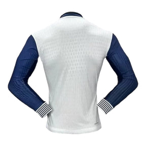 Camisa Tottenham I 24/25 manga longa - Jogador Nike Masculina - Branca e azul
