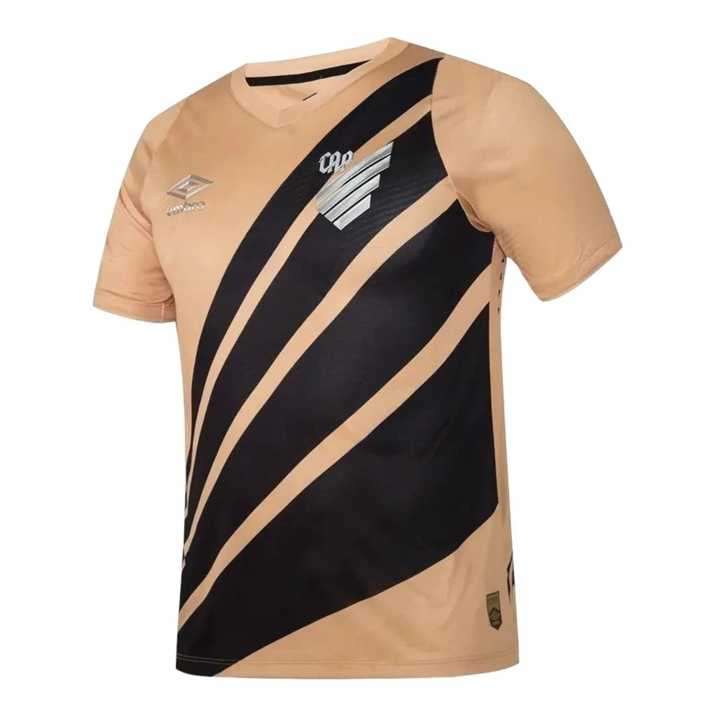 Camisa Athletico Paranaense II 24/25 - Torcedor Umbro Masculina - Dourada com detalhes em preto