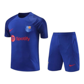 Kit Treino adulto - Camisa e Shorts - Barcelona Nike 23/24 - Azul