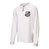 Camisa Retrô Santos 1962 manga longa - Masculina - Branca
