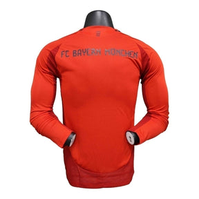 Camisa Bayern de Munique I 24/25 manga longa - Jogador Adidas Masculina - Vermelha