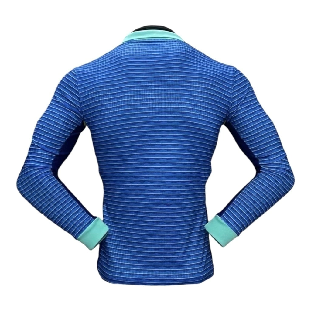 Camisa Seleção Brasileira II 24/25 manga longa - Jogador Nike Masculina - Azul