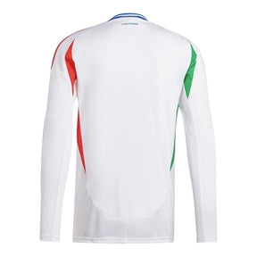 Camisa Seleção Itália II 24/25 manga longa - Torcedor Adidas Masculina - Branca