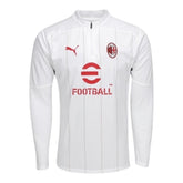 Camisa AC Milan Pré-jogo 25/26 manga longa - Torcedor Puma Masculina - Branca