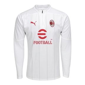 Camisa AC Milan Pré-jogo 25/26 manga longa - Torcedor Puma Masculina - Branca