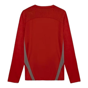 Camisa Palmeiras Goleiro Treino 25/26 - Torcedor Puma Masculina - Vermelha com detalhes em cinza