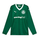 Camisa Palmeiras I 25/26 manga longa - Torcedor Puma Masculina - Verde