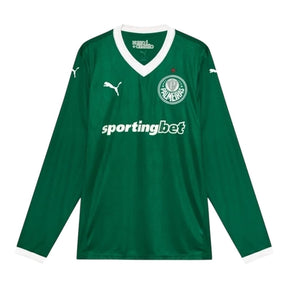 Camisa Palmeiras I 25/26 manga longa - Torcedor Puma Masculina - Verde
