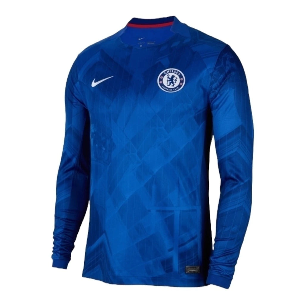 Camisa Chelsea I 25/26 manga longa - Torcedor Nike Masculina - Azul