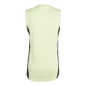 Camisa Regata Real Madrid Treino 25/26 - Torcedor Adidas Masculina - Amarela com detalhes em preto