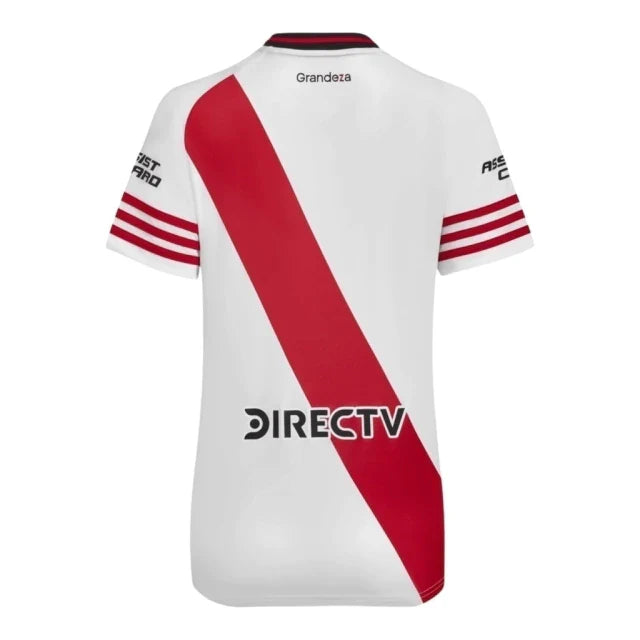 Camisa River Plate I 25/26 - Torcedor Adidas Feminina - Branca e vermelha