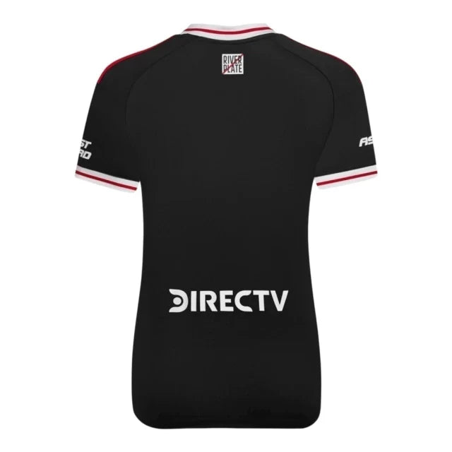 Camisa River Plate II 25/26 - Torcedor Adidas Feminina - Preta e vermelha
