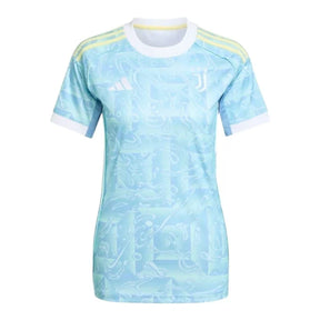 Camisa Juventus II 25/26 - Jogador Adidas Feminina - Azul com detalhes em branco e amarelo