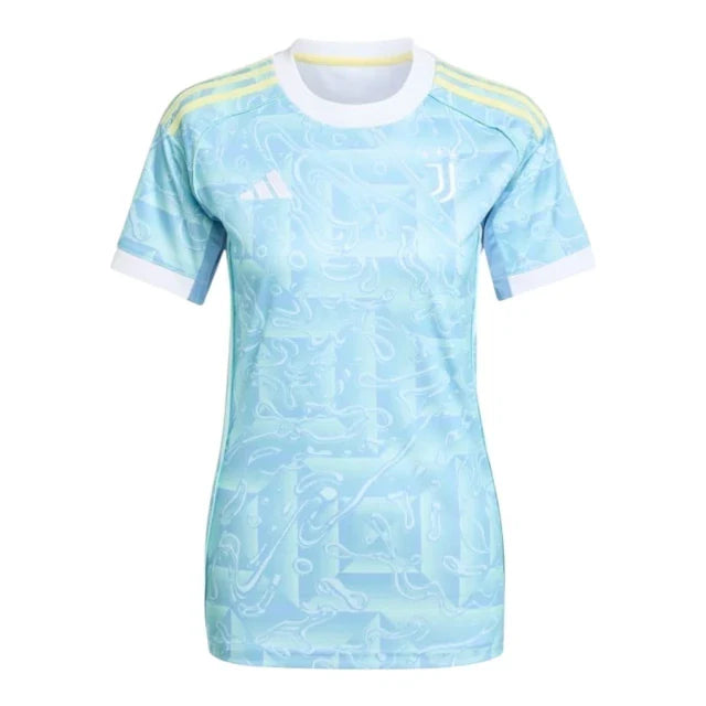 Camisa Juventus II 25/26 - Jogador Adidas Feminina - Azul com detalhes em branco e amarelo