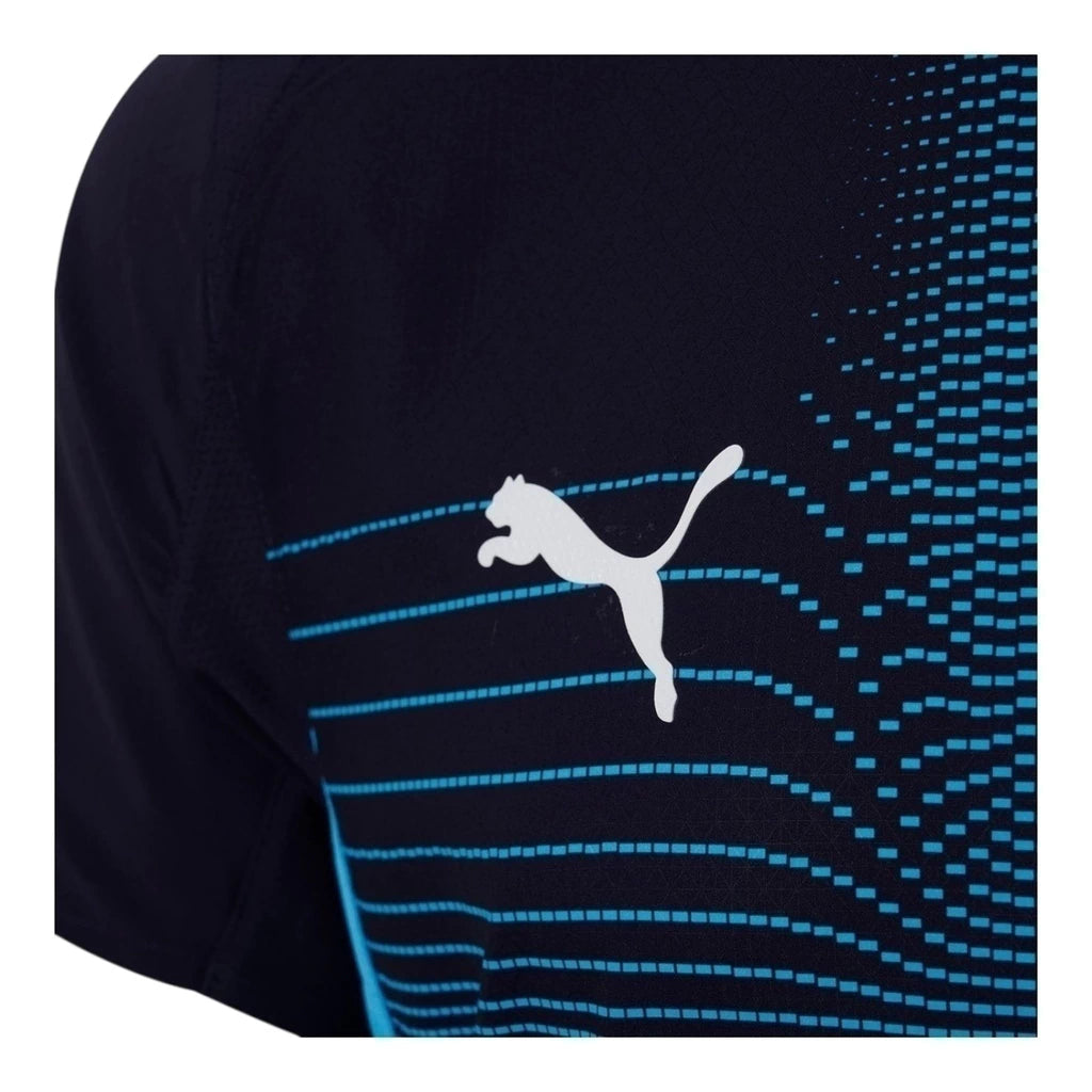 Camisa Olympique Marseille II 25/26 manga longa - Torcedor Puma Masculina - Azul