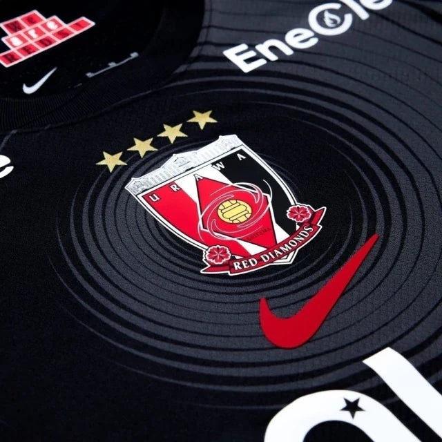 Camisa Urawa Reds Diamonds III 25/26 - Torcedor Nike Masculina - Preta