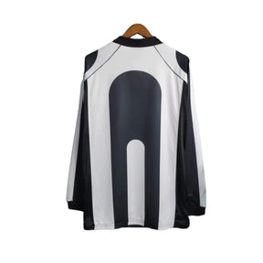 Camisa Retrô Juventus I 1997/1998 manga longa - Masculina Kappa - Preta e branca