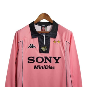 Camisa Retrô Juventus II 1997/1998 manga longa - Kappa Masculina - Rosa